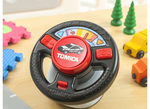 Load image into Gallery viewer, Takara Tomy I love going out! Mini Handle Tomica Patrol Car Baby Toy

