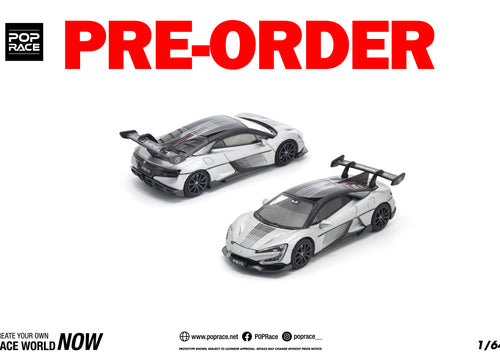 Load image into Gallery viewer, (Pre-order) POPRACE 1/64 YANGWANG U9 - SILVER Diecast Model Car
