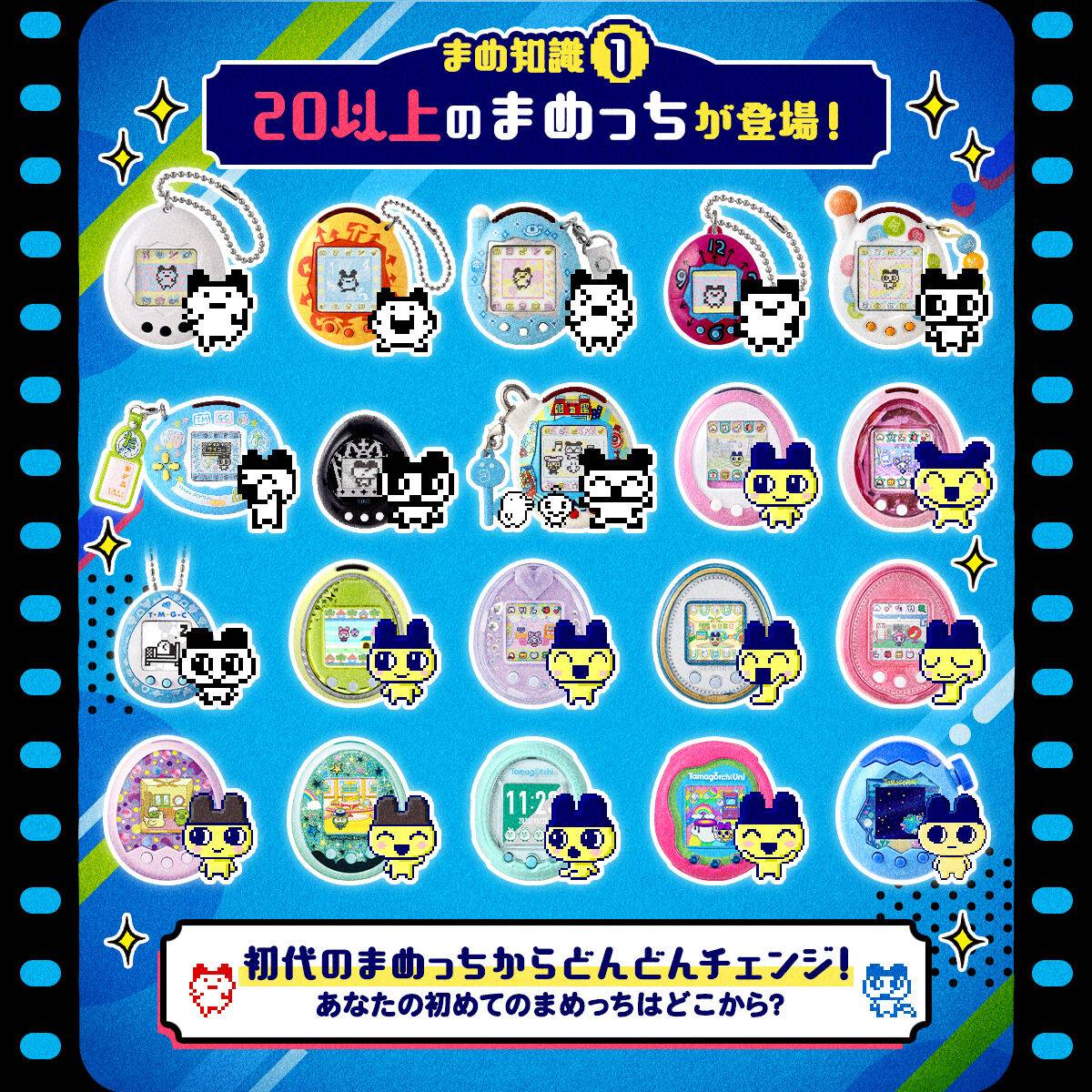 Bandai - Tamagotchi Nano Mametchi Memories 30th Anniversary Blue Digital Pet Toy