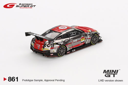 Load image into Gallery viewer, Mini GT #861 Nissan GT-R NISMO GT3  #11 &quot;GAINER TANAX GT-R&quot; GAINER
