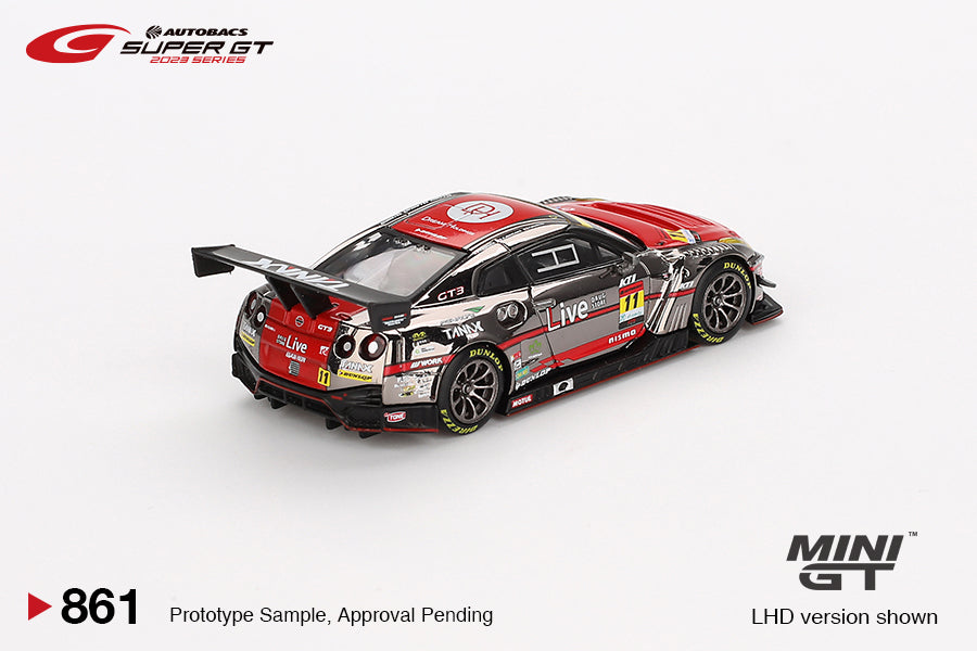 Mini GT #861 Nissan GT-R NISMO GT3  #11 "GAINER TANAX GT-R" GAINER