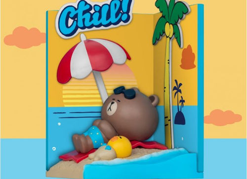 Load image into Gallery viewer, Beast Kingdom Diorama Stage-106 - Line Friends - Beach
