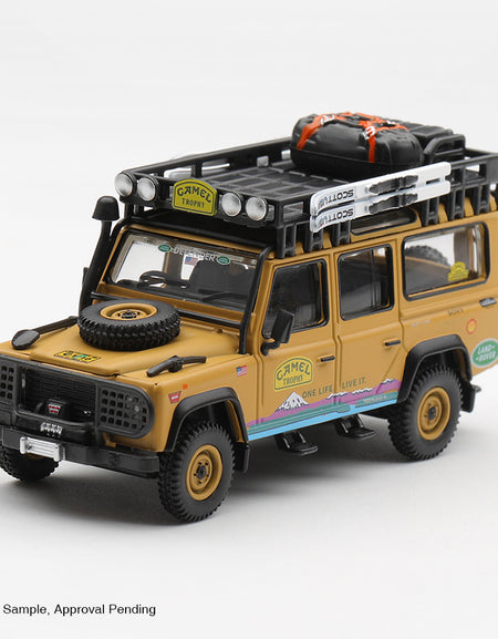 (Pre-order) Mini GT #1309 Land Rover Defender 110 1998 Camel Trophy CT.10 USA