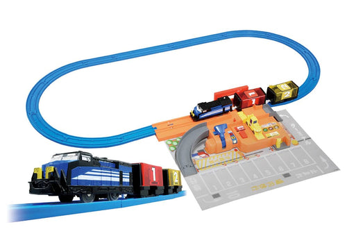 Load image into Gallery viewer, Takara Tomy Plarail Train Accessory - Plarail Sakusaku Loading Station
