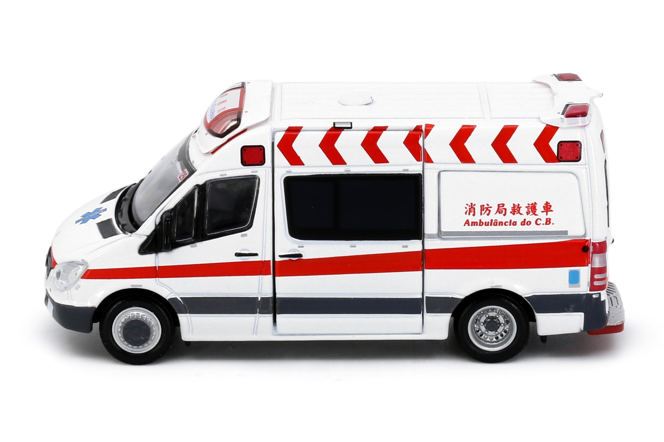 Tiny City Die-cast Model Car - Mercedes-Benz Sprinter Macau Ambulance (White)