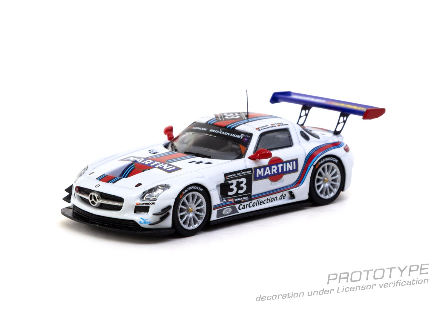 (Pre-order)Tarmac Works 1/64 Mercedes-Benz SLS AMG GT3 12h Zandvoort 2014 Winner