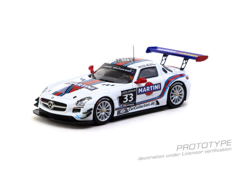 Load image into Gallery viewer, (Pre-order)Tarmac Works 1/64 Mercedes-Benz SLS AMG GT3 12h Zandvoort 2014 Winner
