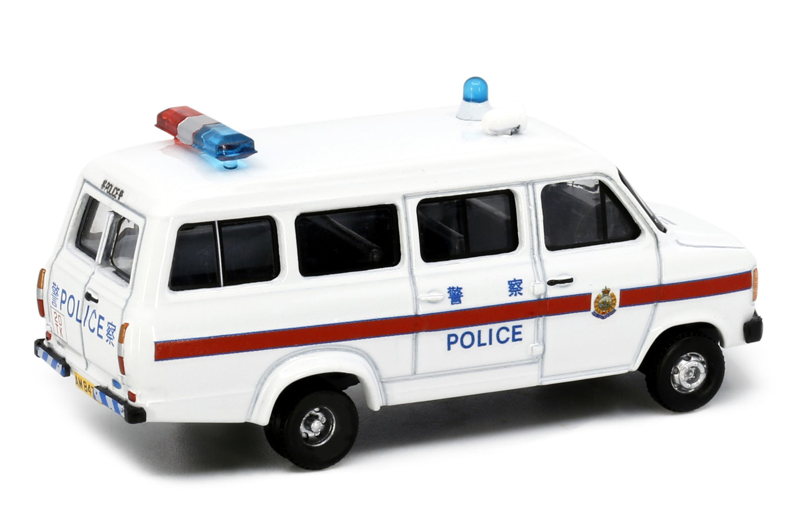Tiny City 184 Die-cast Model Car - 1980's Police Van White (AM8476)