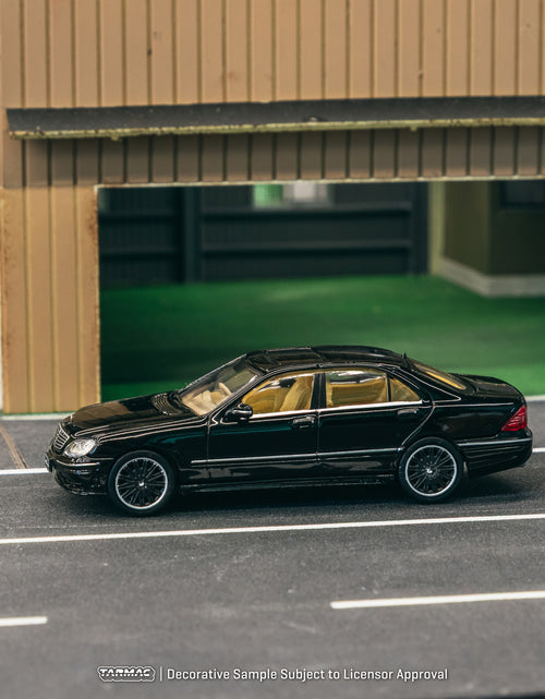 Load image into Gallery viewer, Tarmac Works 1/64 Mercedes-Benz S-Class Wald Black Diecast Model Car
