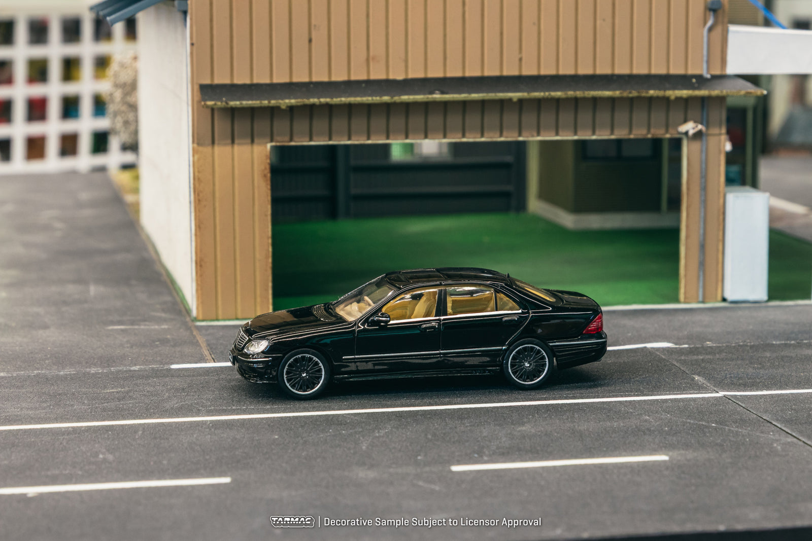 Tarmac Works 1/64 Mercedes-Benz S-Class Wald Black Diecast Model Car