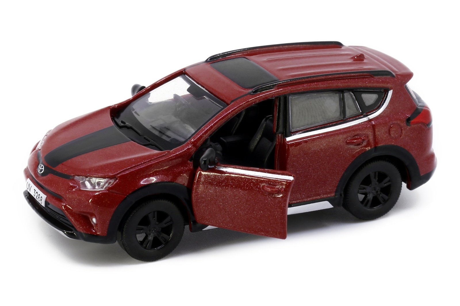 Tiny City 117 Die-cast Model Car - Toyota Rav4 (Red)