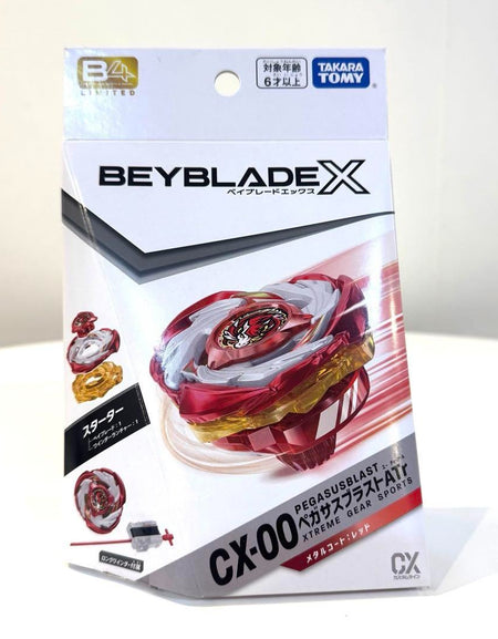 Takara Tomy BBX Beyblade X Premium Starter CX-00 Pegasus Blast RED Starter