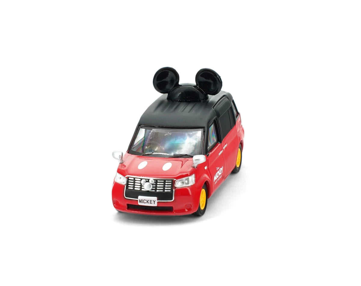 Tiny City 1/64 - Disney Vehicle - Hong Kong Hybrid Urban Taxi x Mickey (Black)