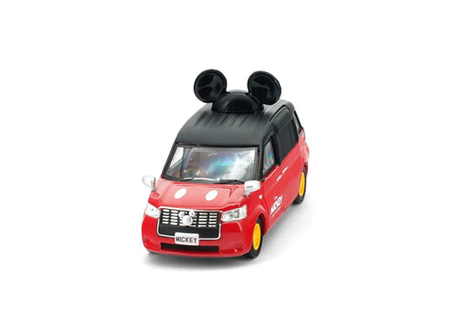Load image into Gallery viewer, Tiny City 1/64 - Disney Vehicle - Hong Kong Hybrid Urban Taxi x Mickey (Black)
