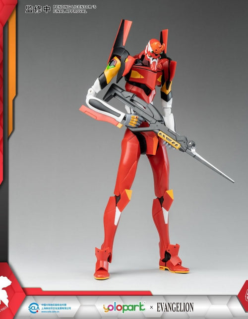 Load image into Gallery viewer, Yolopark AMK Series EVANGELION EVA EVA-02 Collectible 20cm Model Kit Figure
