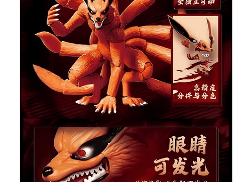 Load image into Gallery viewer, Blokees Legend Edition Naruto Shippuden AE01 Nine Tails Kurama Model Kit
