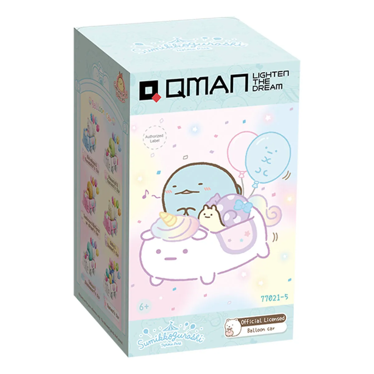 Qman Keeppley Building Blocks #30491 Sumikko Tokage & Nisetsumuris Balloon Car