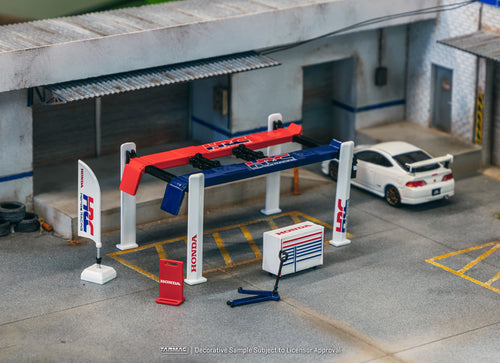Load image into Gallery viewer, Tarmac Works 1/64 Garage tools set  Honda Racing Diorama
