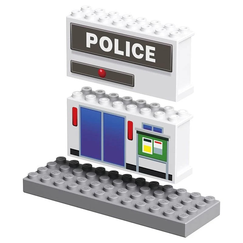 Takara Tomy Tomica Plarail Blocks Fire Patrol Set