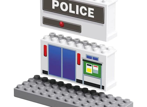 Load image into Gallery viewer, Takara Tomy Tomica Plarail Blocks Fire Patrol Set
