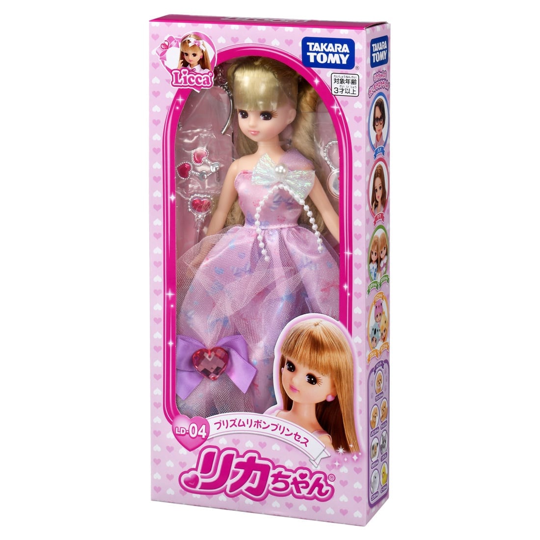 Takara Tomy Licca Chan -  Licca LD-04 Prism Ribbon Princess Doll Toy