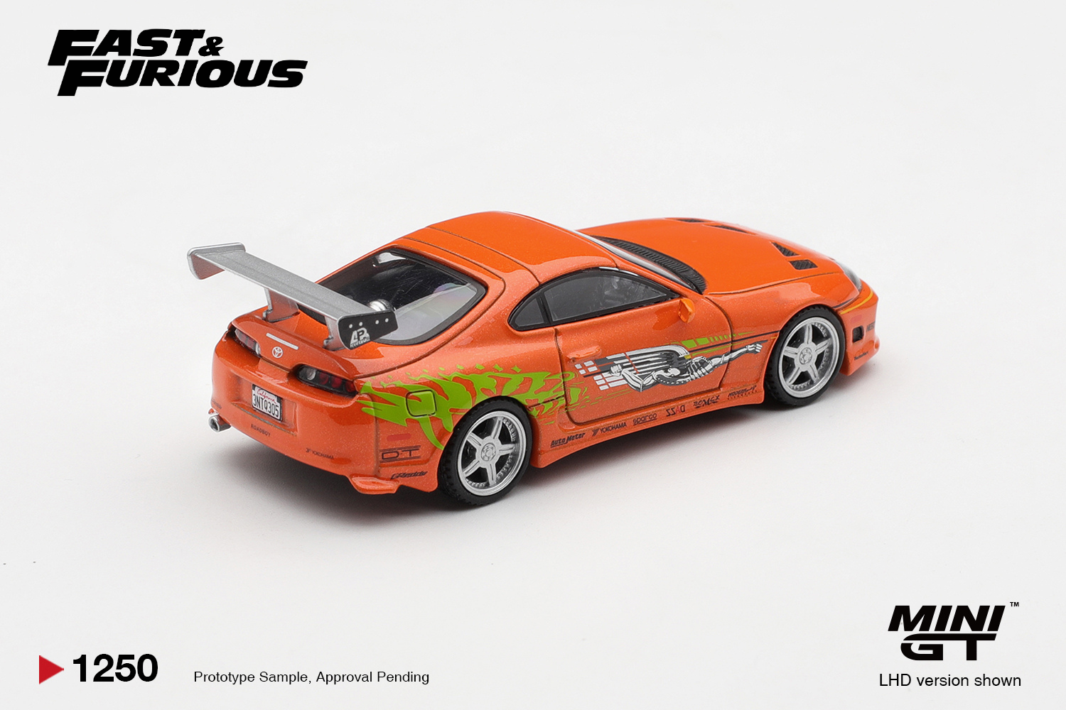 (Pre-order) Mini GT #1250 Toyota Supra BOMEX The Fast and the Furious Brian O'