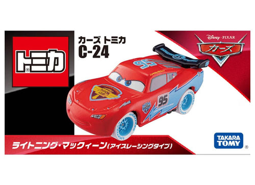 Load image into Gallery viewer, Takara Tomy Disney Tomica - PIXAR CARS C-24  Lightning McQueen (Ice Racing Type)
