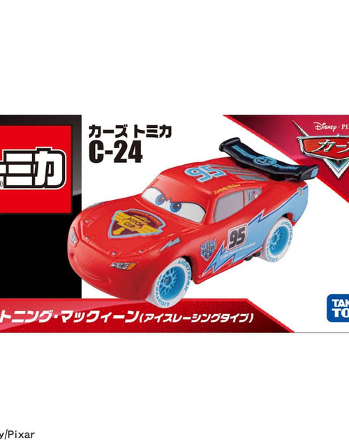 Load image into Gallery viewer, Takara Tomy Disney Tomica - PIXAR CARS C-24  Lightning McQueen (Ice Racing Type)
