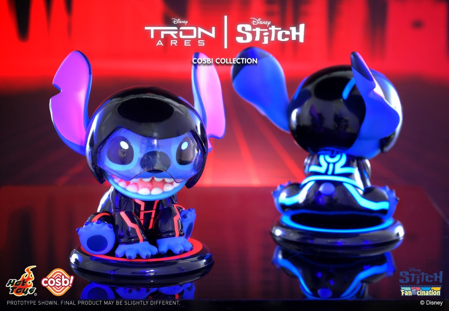 Hot Toys Disney Tron Stitch Cosbi Collection Full Set of 4 (8pcs Box Set)CBX327