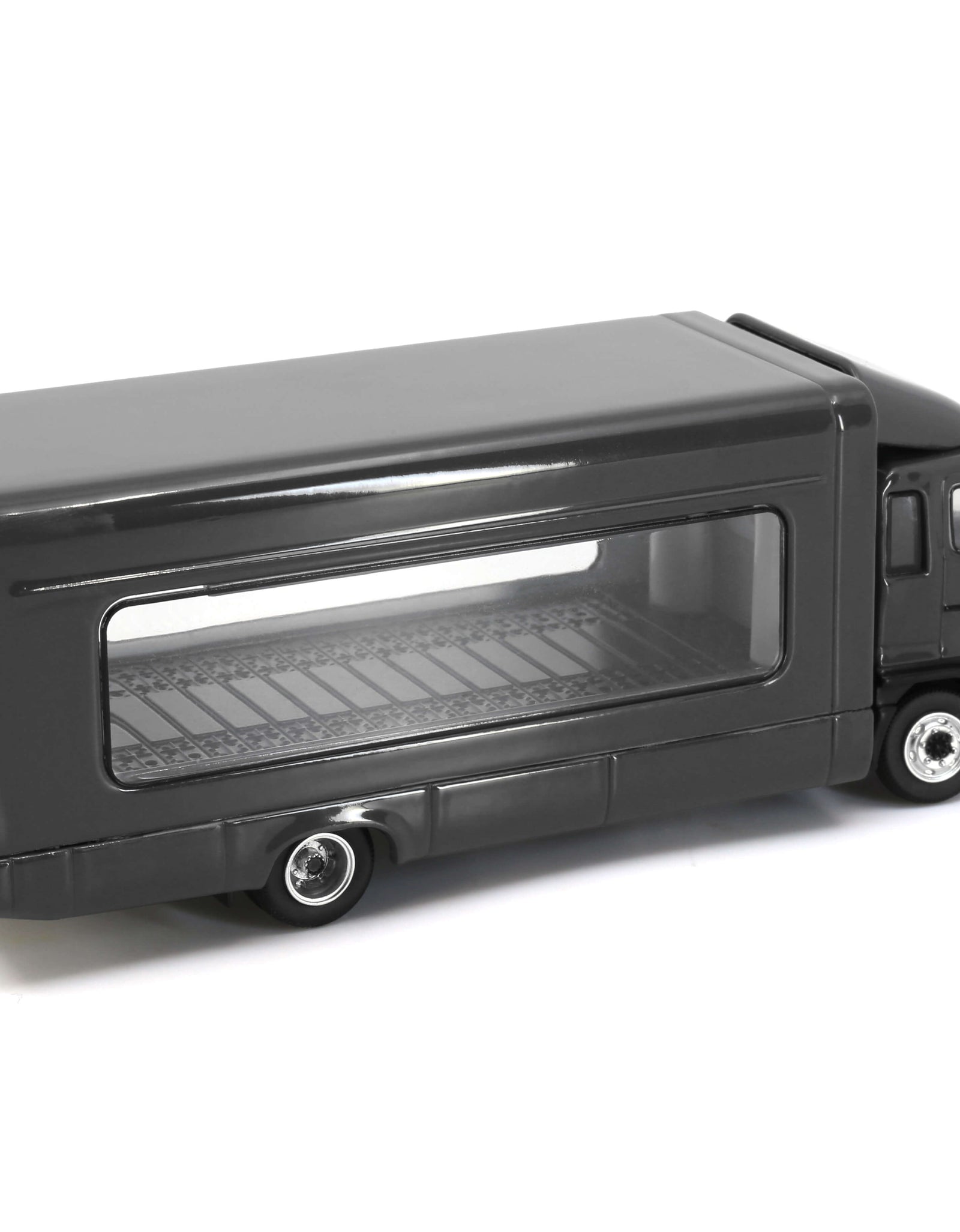 Tiny City Die-cast Model Car - HINO500 Covered Vehicle Transporter (Grey)