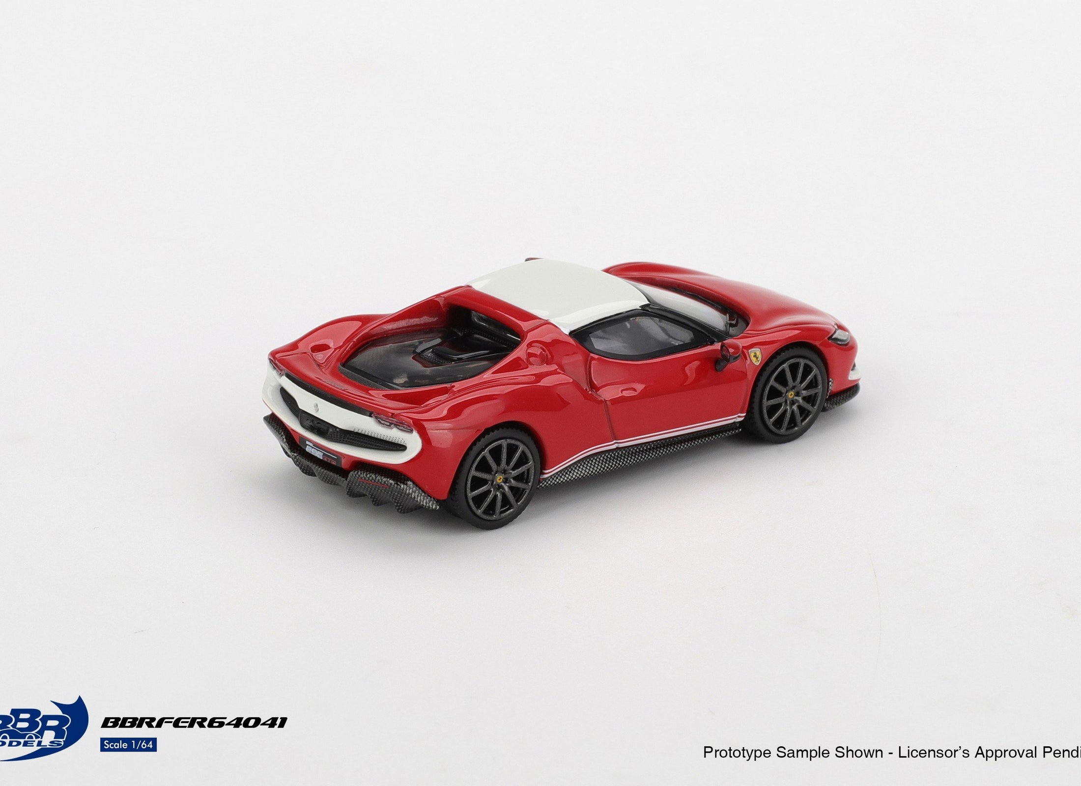(Pre-order) BBR 1/64 Ferrari 296 GTB Asseto Fiorano F2004 Tribute livery Model