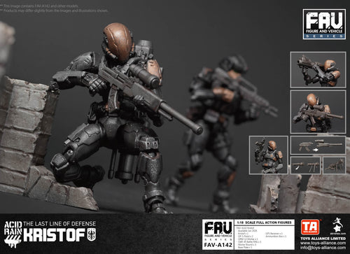 Load image into Gallery viewer, Toys Alliance 1/18 Acid Rain FAV-A142 Kristof Action Figure
