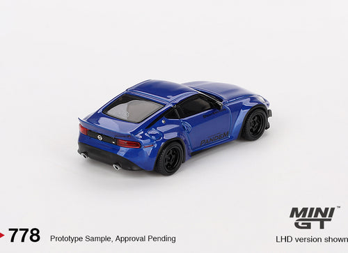 Load image into Gallery viewer, Mini GT #778 1/64 Pandem Nissan Z Seiran Blue Diecast Model Car LHD
