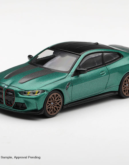 (Pre-order) Mini GT 1/64 #1328 BMW M4 CS Frozen Isle of Man Green Metallic LHD