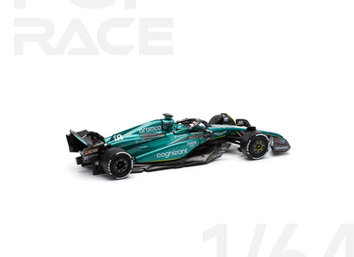 Load image into Gallery viewer, (Pre-order) POPRACE 1/64 ASTON MARTIN AMR23 LANCE STROLL Diecast Model Car
