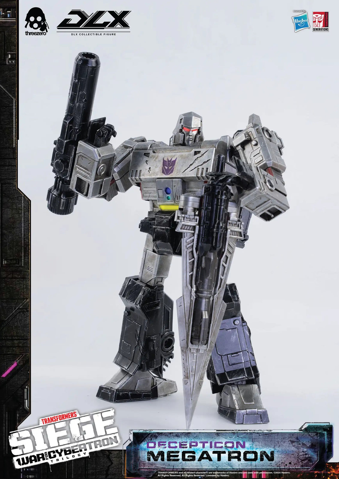 Threezero Transformers: War For Cybertron Trilogy DLX Megatron