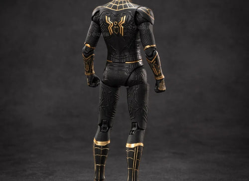 Load image into Gallery viewer, ZD Toys Marvel Avengers 1/10 Spiderman Black Gold Suit No Way Home Action Figure
