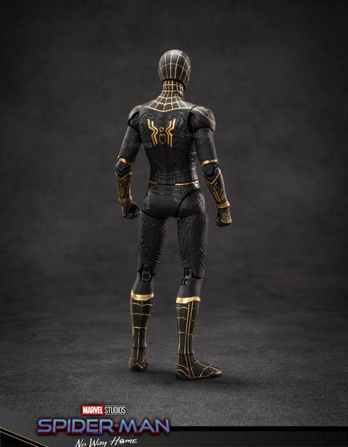 Load image into Gallery viewer, ZD Toys Marvel Avengers 1/10 Spiderman Black Gold Suit No Way Home Action Figure
