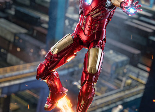 Load image into Gallery viewer, ZD Toys Marvel 1:10 6-inch Iron Man MK8 Action Figure Set
