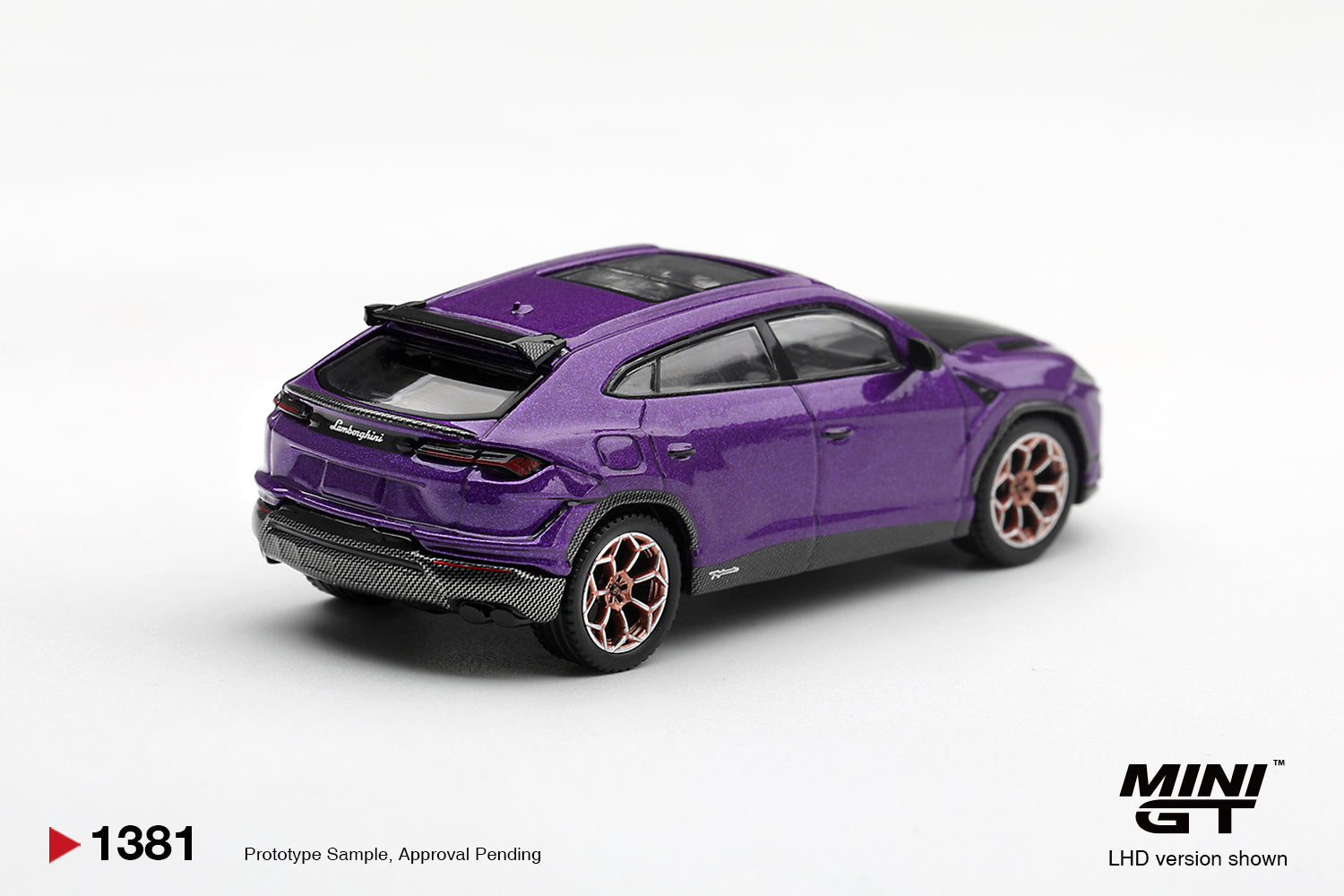 (Pre-order) Mini GT #1381 Lamborghini Urus Performante Viola Pasifae RHD