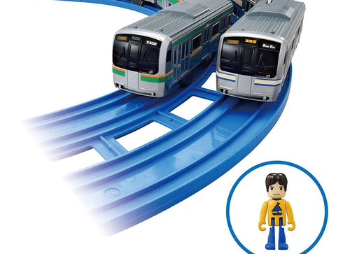 Load image into Gallery viewer, Takara Tomy Plarail Train Series E217 Yokosuka Color &amp; Shonan Color Double Set
