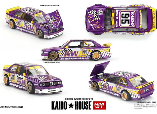Load image into Gallery viewer, KaidoHouse X Mini GT BMW M3 Kaido KW V1 Diecast Model Car
