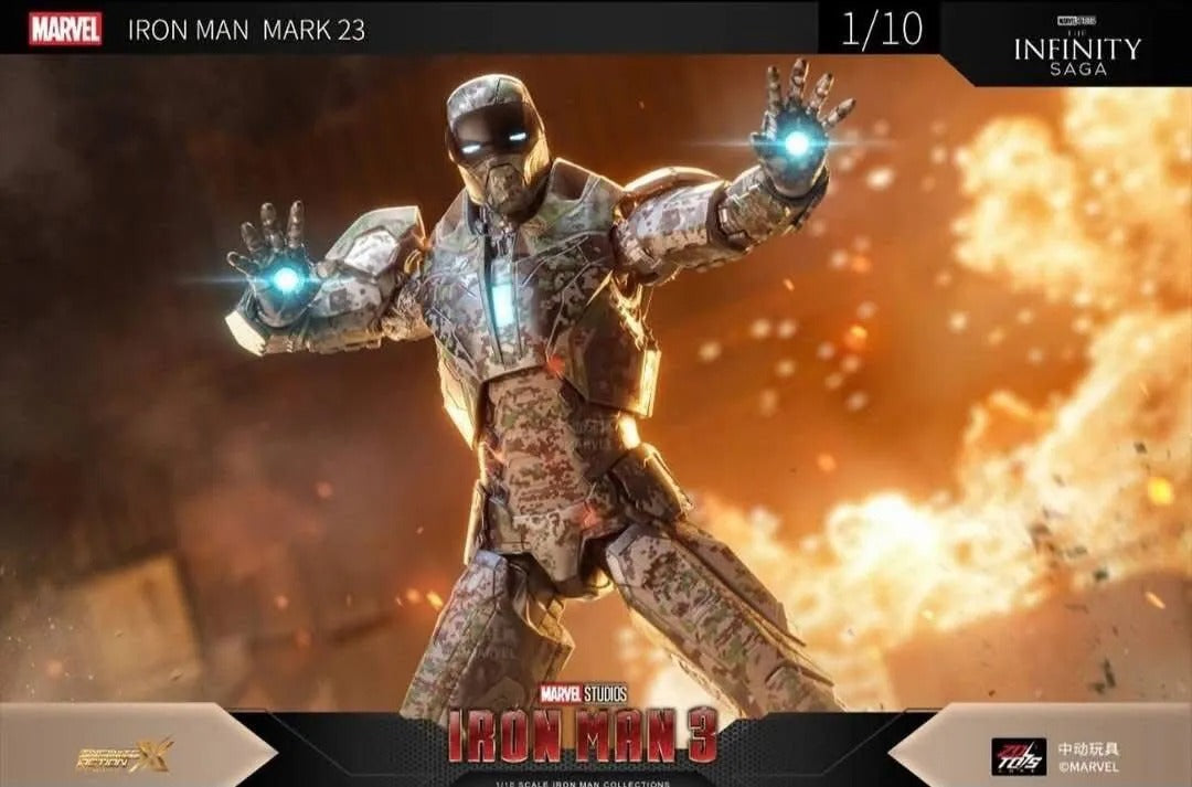 ZD Toys Marvel Avengers 1/10 Iron Man MK23 Action Figure