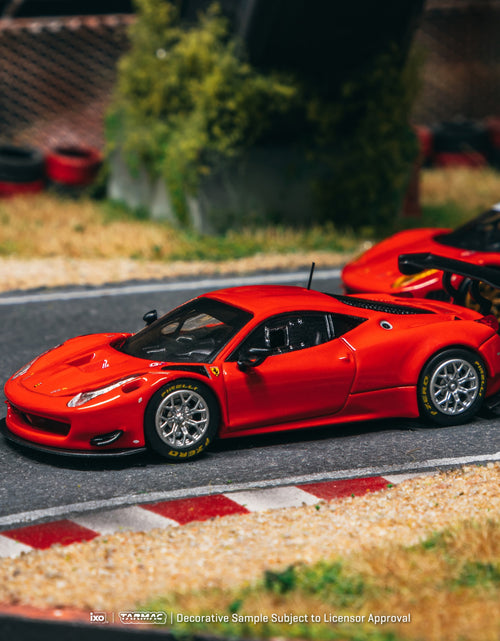 Load image into Gallery viewer, Tarmac Works 1/64 Ferrari 458 Italia GT3 Red Diecast Model Car
