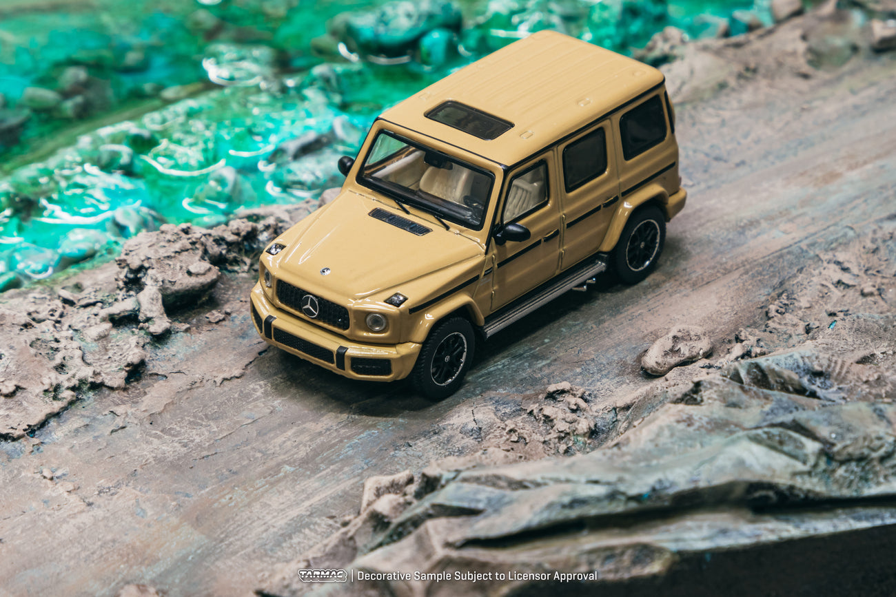 Tarmac Works 1/64 Mercedes-AMG G 63 Brown Model Car