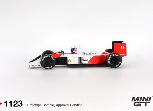 Load image into Gallery viewer, (Pre-order) MINI GT #1123 McLaren MP4/4 #11 Alain Prost 1988 Japanese Grand Prix
