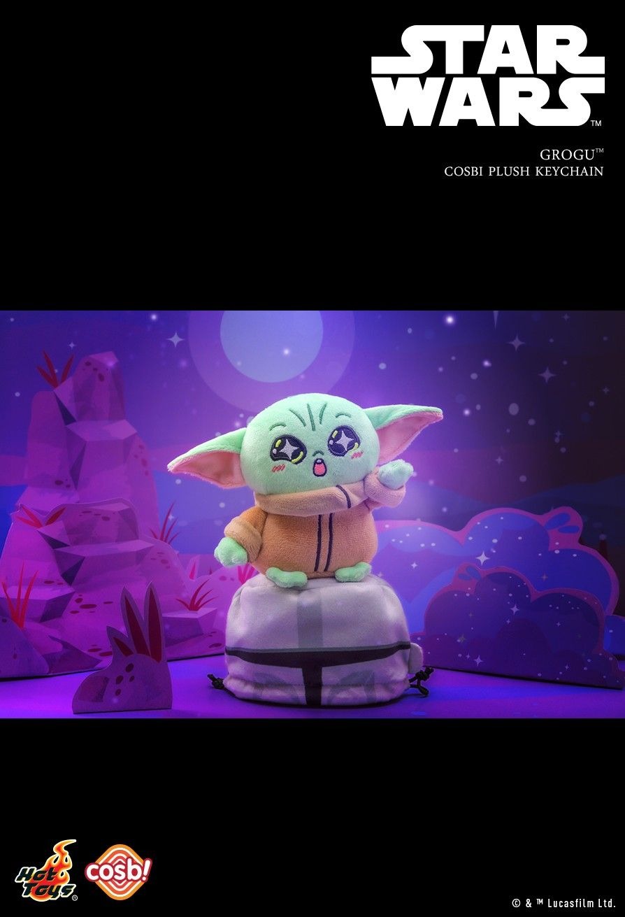 Hot Toys Star Wars Grogu Cosbi Plush Keychain Collection (Full set of 6)