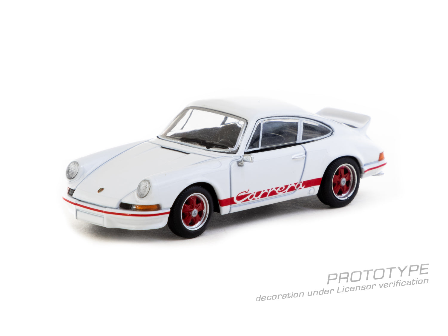 Tarmac Works 1/64 Porsche 911 Carrera RS 2.7 Lightweight White/Red