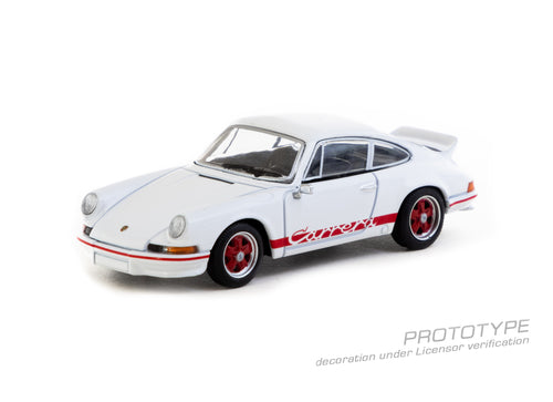 Load image into Gallery viewer, Tarmac Works 1/64 Porsche 911 Carrera RS 2.7 Lightweight White/Red
