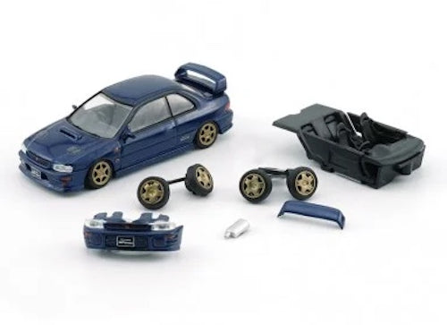 Load image into Gallery viewer, BMC 1/64 Die-cast Car - Subaru Impreza WRX Type R 3, 4-6 - Blue (RHD)
